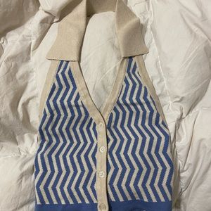 collar cropped tank top!